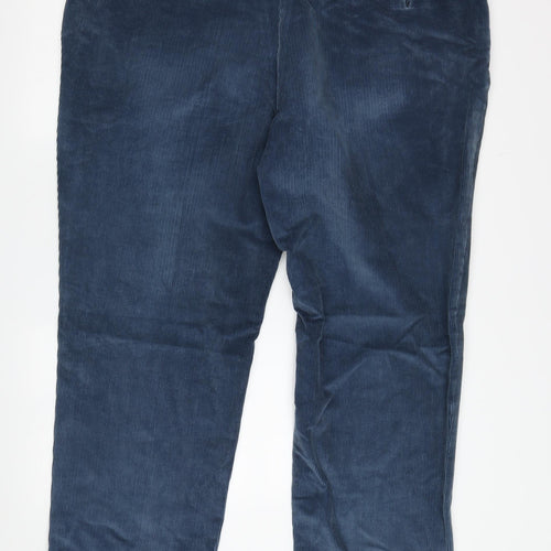 Marks & Spencer Men's Blue Corduroy Trousers 34W