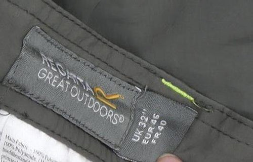 Regatta Men's Green Cargo Shorts, Size 32, Outdoor