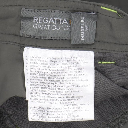 Regatta Men's Green Cargo Shorts, Size 32, Outdoor