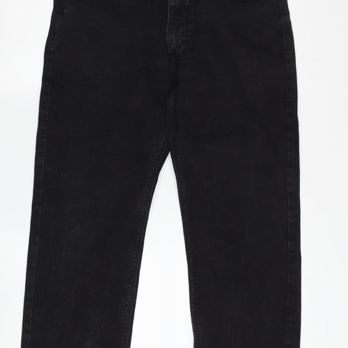 Marks and Spencer Men’s Black Straight Jeans Size 32