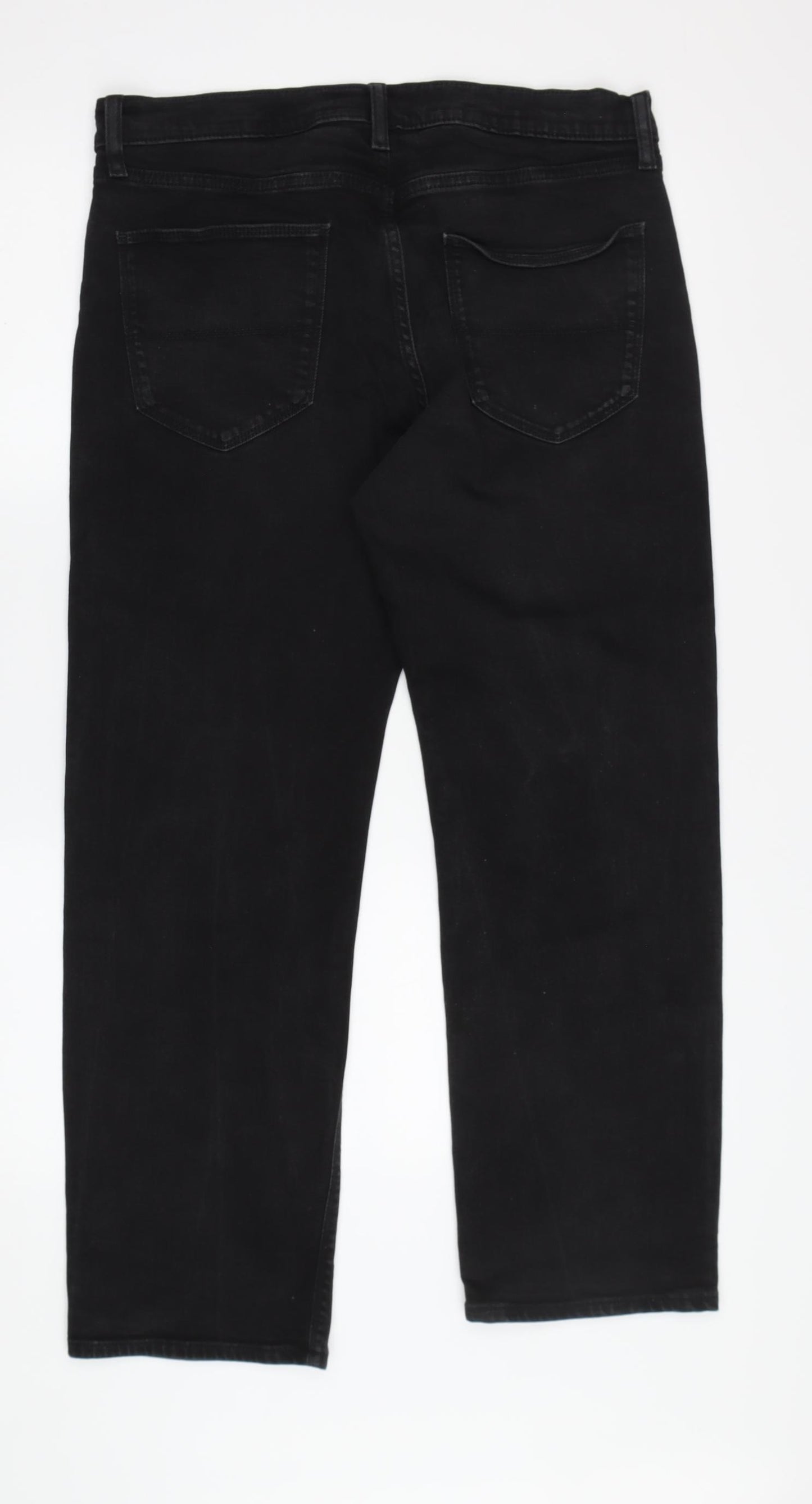 Marks and Spencer Men’s Black Straight Jeans Size 32