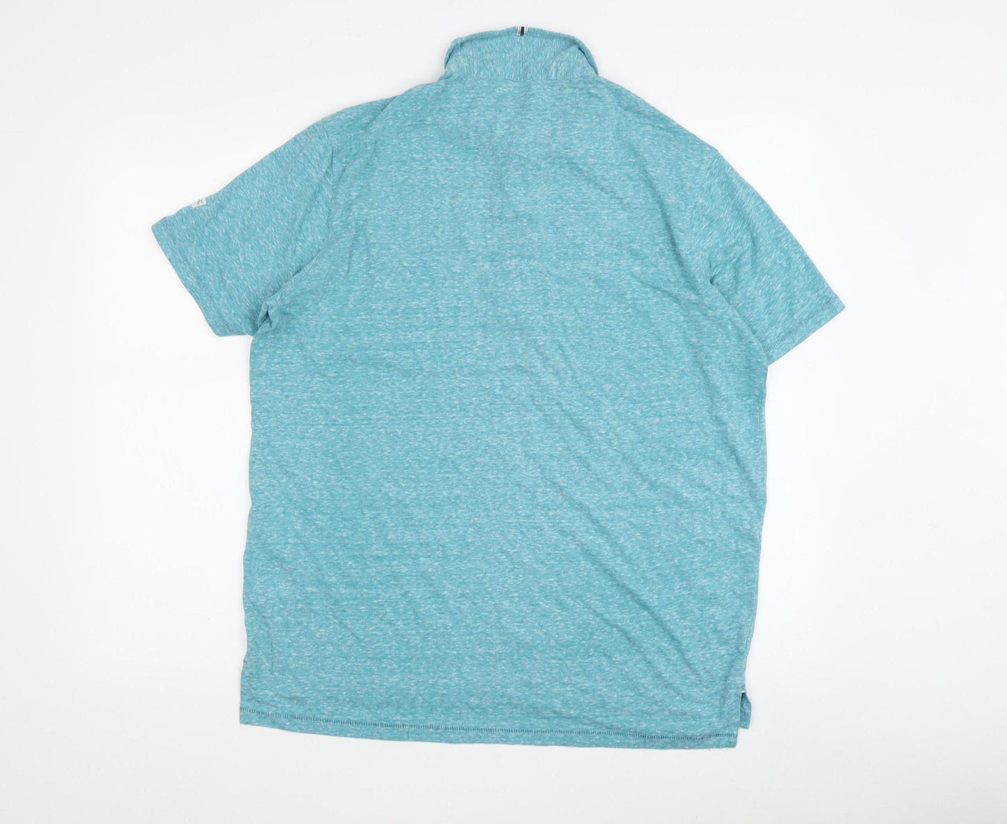 Regatta Men's Blue Polo Shirt L Short Sleeve