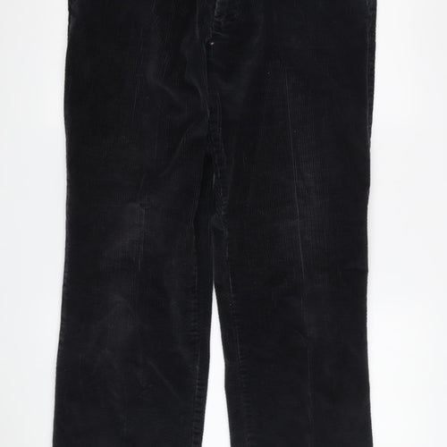 Marks and Spencer Men's Black Corduroy Trousers