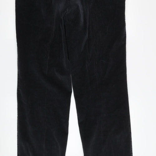 Marks and Spencer Men's Black Corduroy Trousers