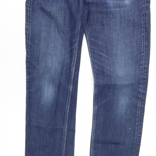 French Connection Men's Blue Straight Jeans