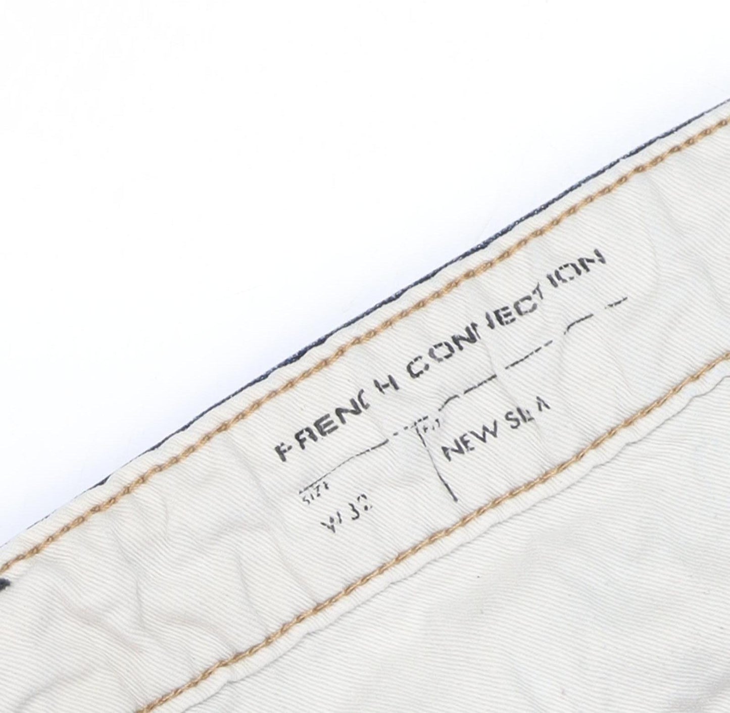 French Connection Men's Blue Straight Jeans