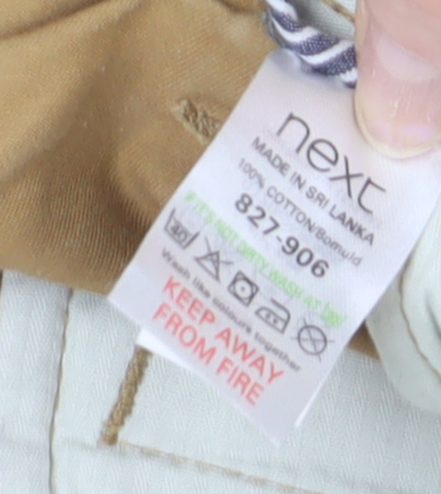 Next Men's Beige Chino Trousers, Size 32, Casual