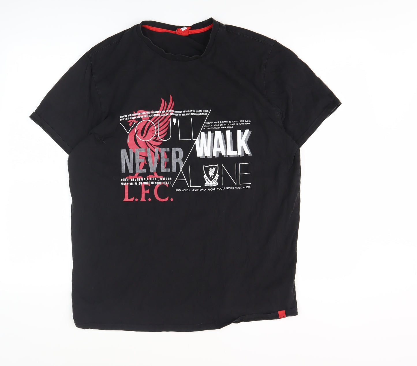 LFC Men's Black XL Sports T-Shirt with Logo