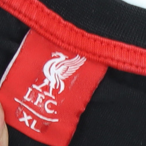 LFC Men's Black XL Sports T-Shirt with Logo