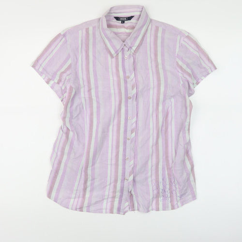 Maine New England Women's Multicoloured Button-Up Shirt Size 16