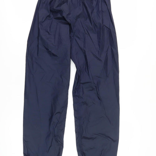 Quechua Boys Blue Rain Trousers Size 12 for Hiking