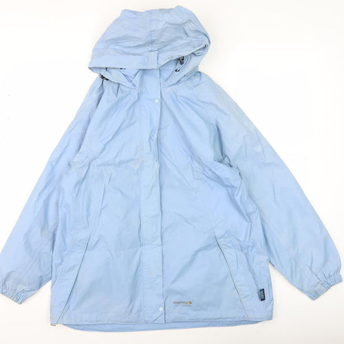Regatta Women's Blue Waterproof Rain Coat Size 12