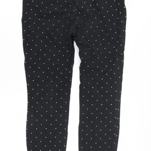 GAP Women's Black Polka Dot Skinny Ankle Trousers