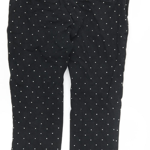 GAP Women's Black Polka Dot Skinny Ankle Trousers