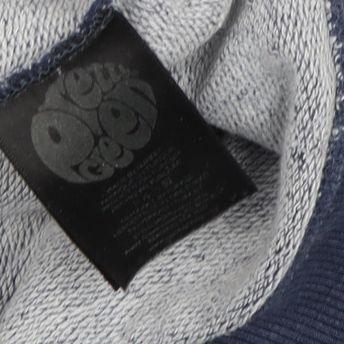 Pretty Green Men's Blue Graphic Pullover Sweatshirt, S