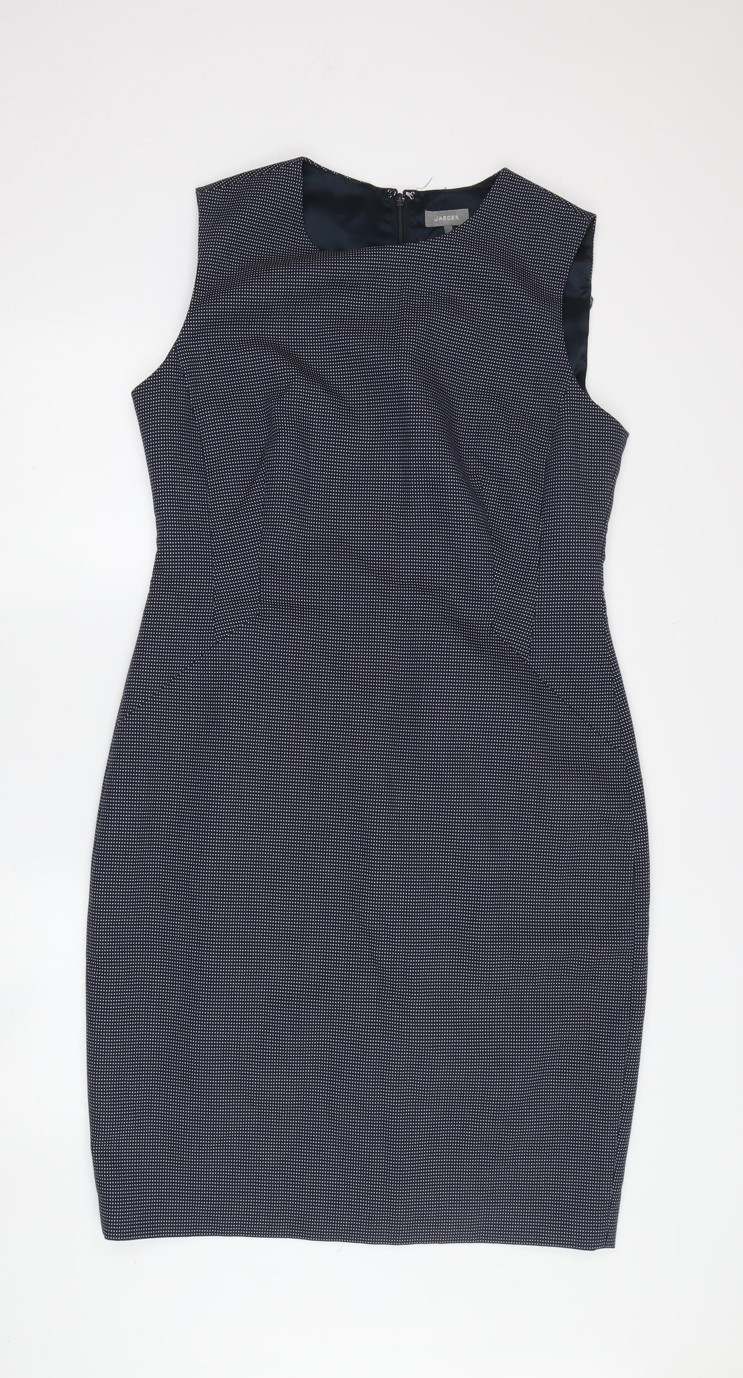 Jaeger Women's Black Sheath Dress Size 14