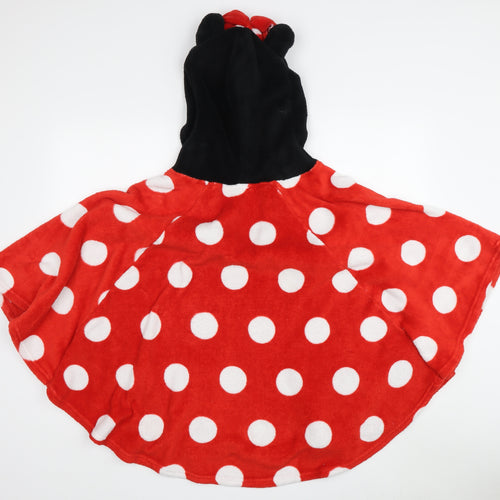 Disney Women's Red Polka Dot Minnie Mouse Fleece Robe