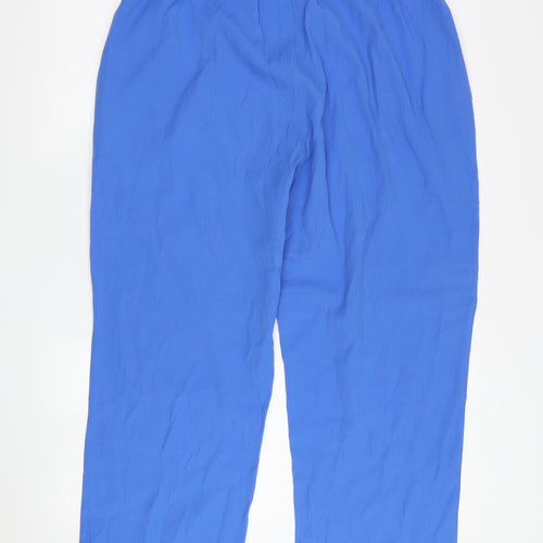 Damart Women's Blue Relaxed Trousers Size 18