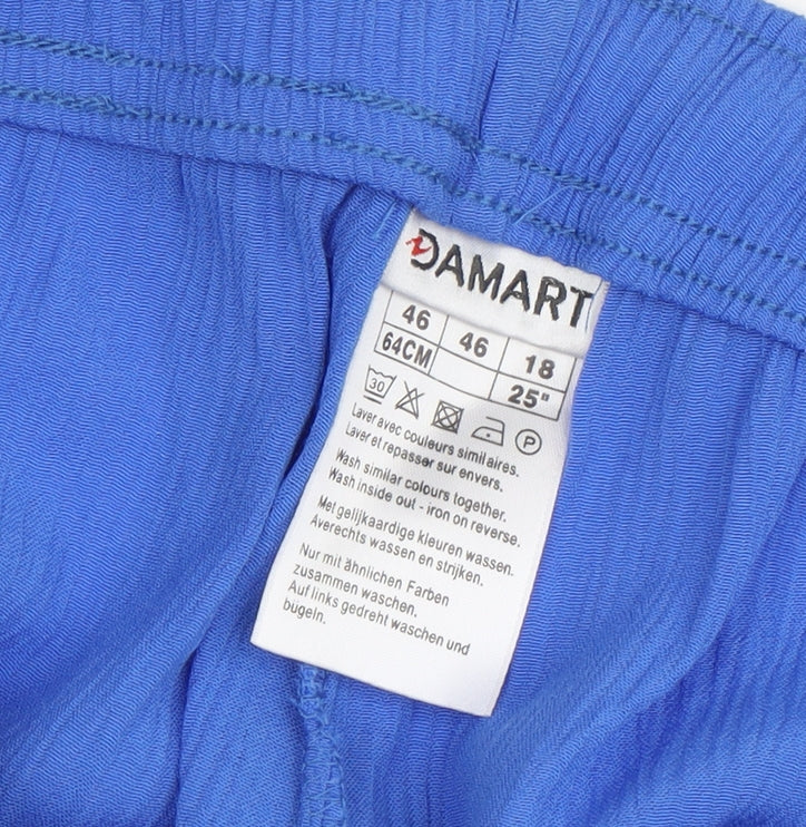 Damart Women's Blue Relaxed Trousers Size 18