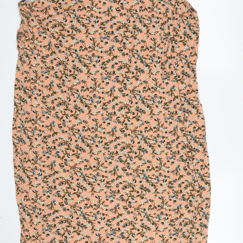 ASOS Women's Pink Floral Sleeveless Dress Size 20