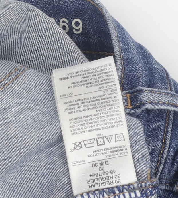 Gap Women's Blue Ankle Slim Jeans, Size 12, Stretch Denim