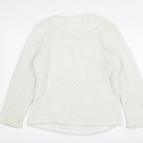 Harry Potter Teens White Fleece Pyjama Top 2XS