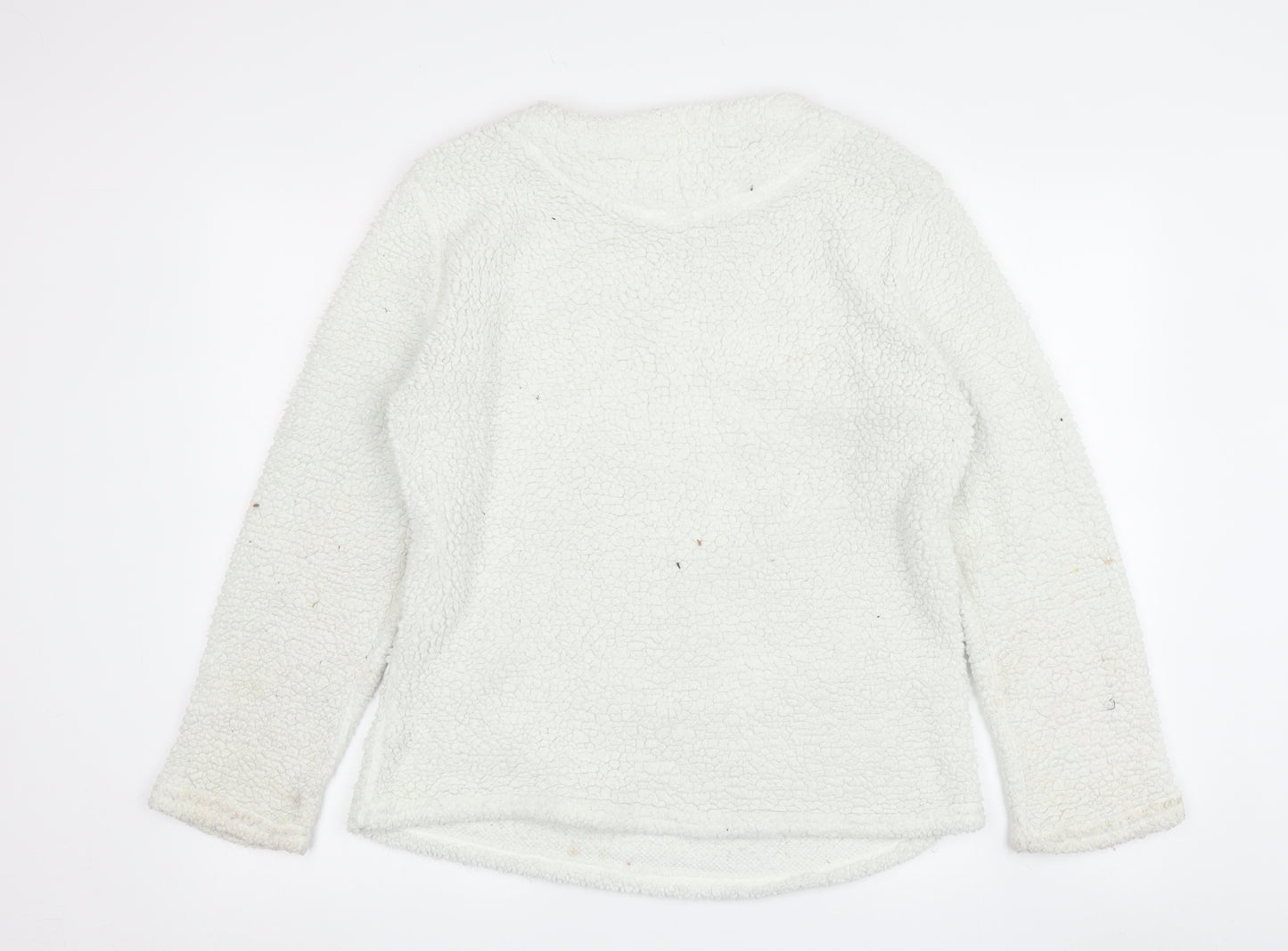 Harry Potter Teens White Fleece Pyjama Top 2XS
