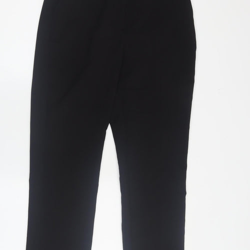 ASOS DESIGN Women's Black Straight Trousers XS
