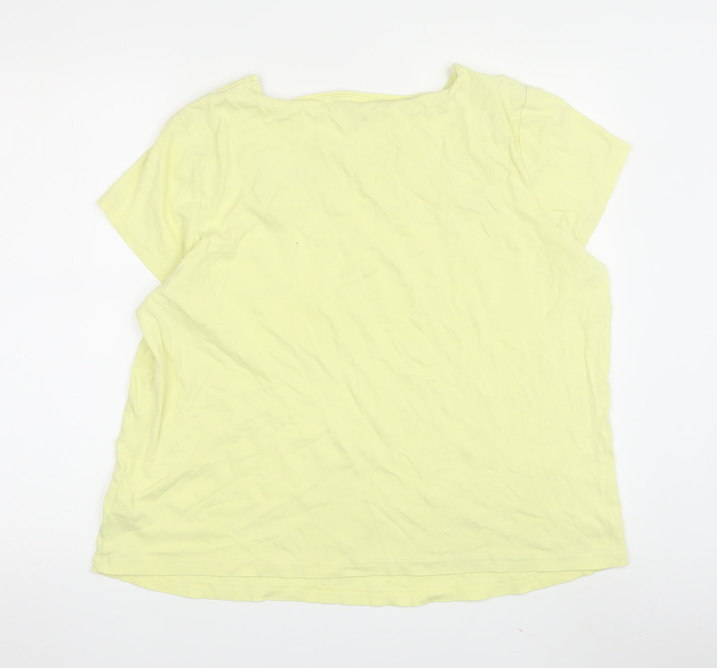 Maine New England Women's Yellow T-Shirt Size 22