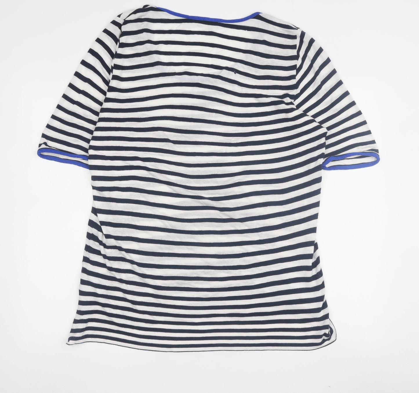 Jaeger Women's Multicoloured Striped T-Shirt XL