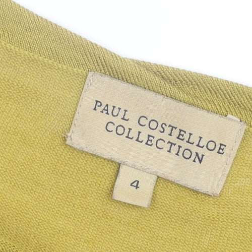 Paul Costelloe Women's Green 3/4 Sleeve Cardigan Size 4