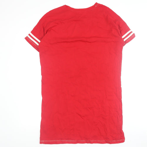 F*R*I*E*N*D*S Women's Red Nightshirt XS Graphic Print