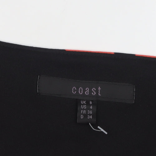 Coast Women’s Multicoloured Dress Size 8 V-Neck