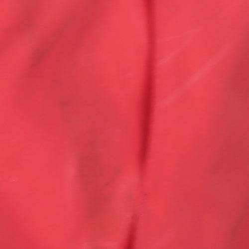 Asics Men's Red Windbreaker Jacket Size M