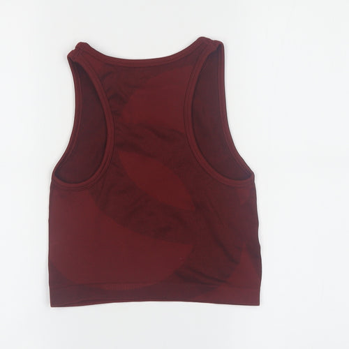Marks and Spencer Girls Red Tank Top - Small, Sleeveless Activewear