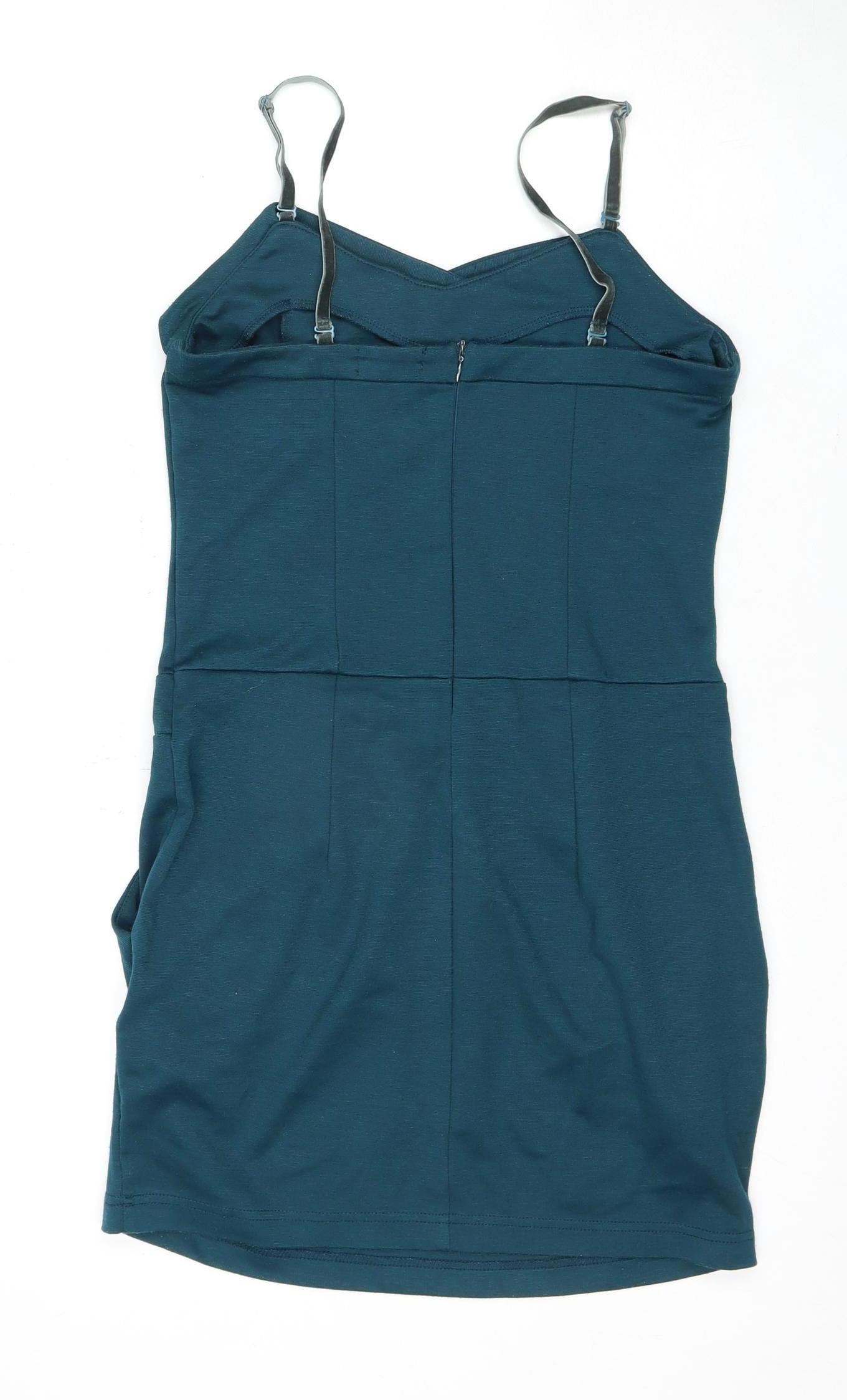 Vero Moda Women's Blue Sleeveless Dress Size 8