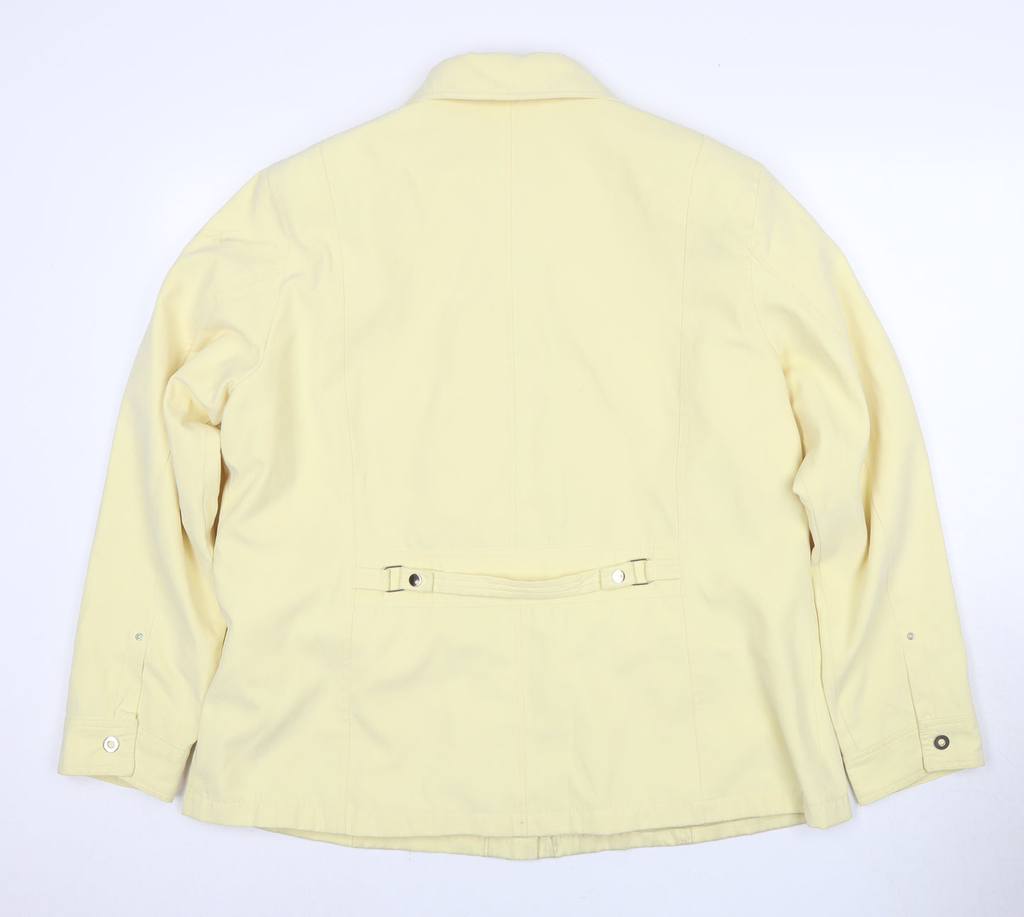 Klassik Women's Beige Studded Button Jacket Size 18