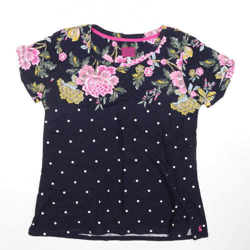 Joules Women's Multicoloured Floral T-Shirt Size 14