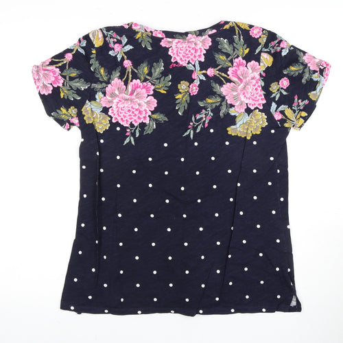 Joules Women's Multicoloured Floral T-Shirt Size 14