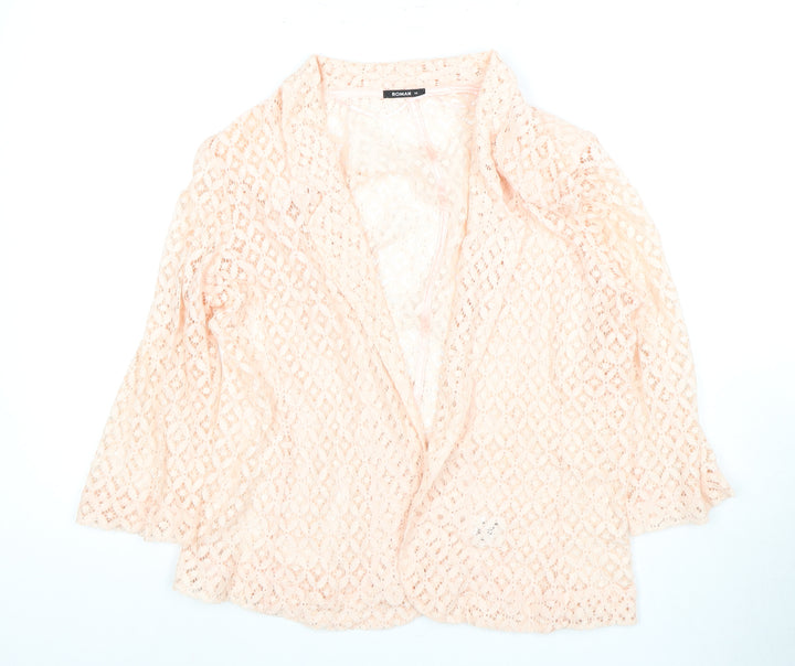 Roman Women's Pink Lace Blazer Size 14