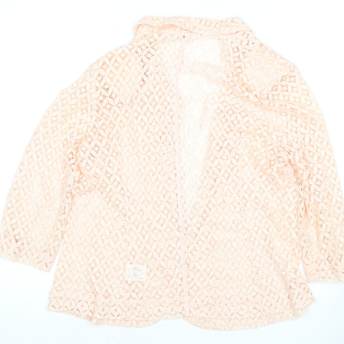 Roman Women's Pink Lace Blazer Size 14