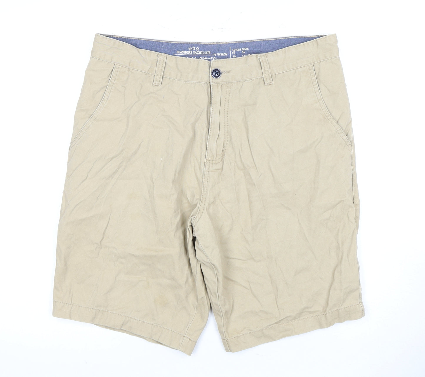 Livergy Men's Beige Chino Shorts Size 36