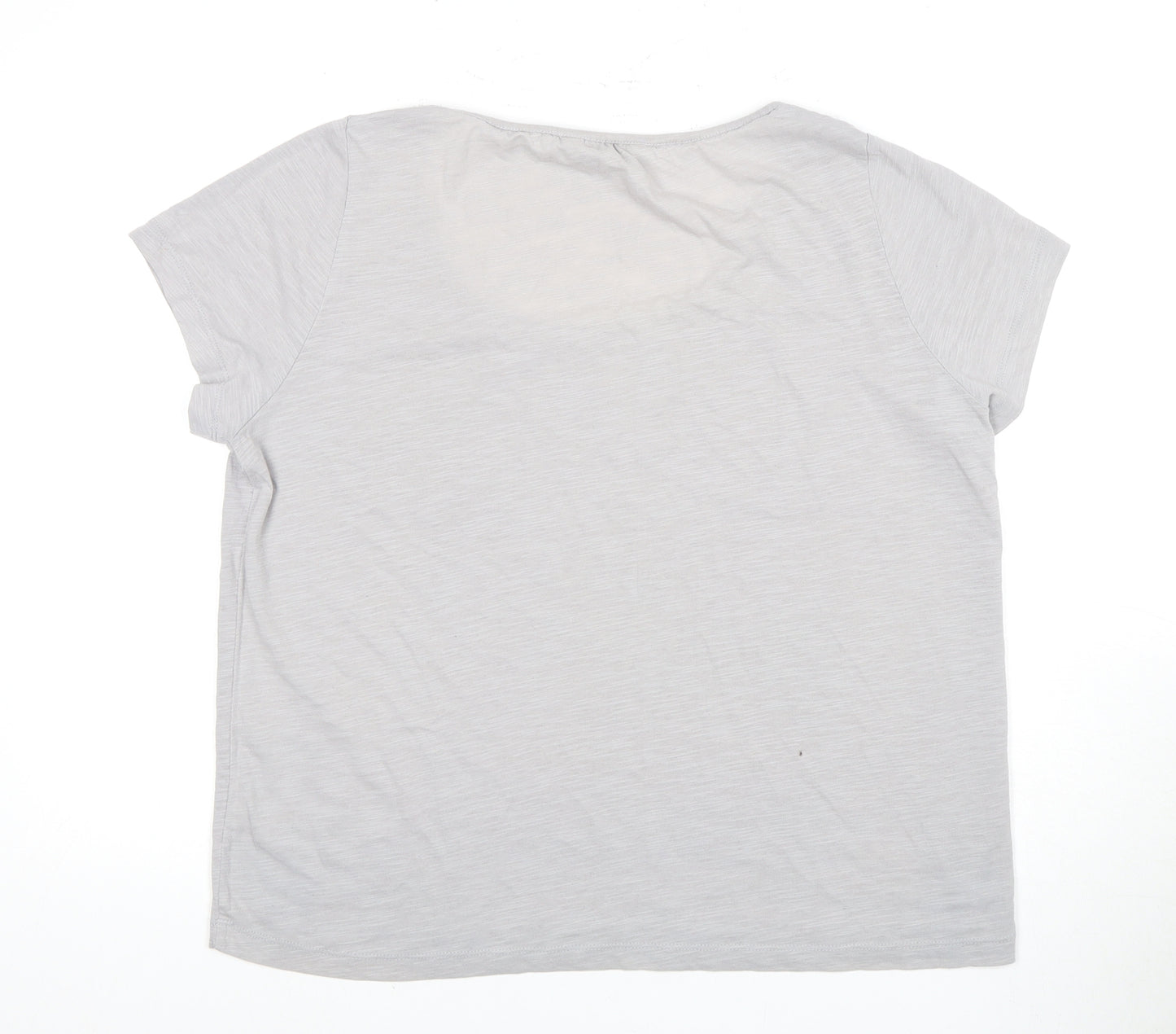 Crew Clothing Co. Women's Grey T-Shirt Size 16