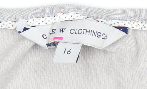 Crew Clothing Co. Women's Grey T-Shirt Size 16