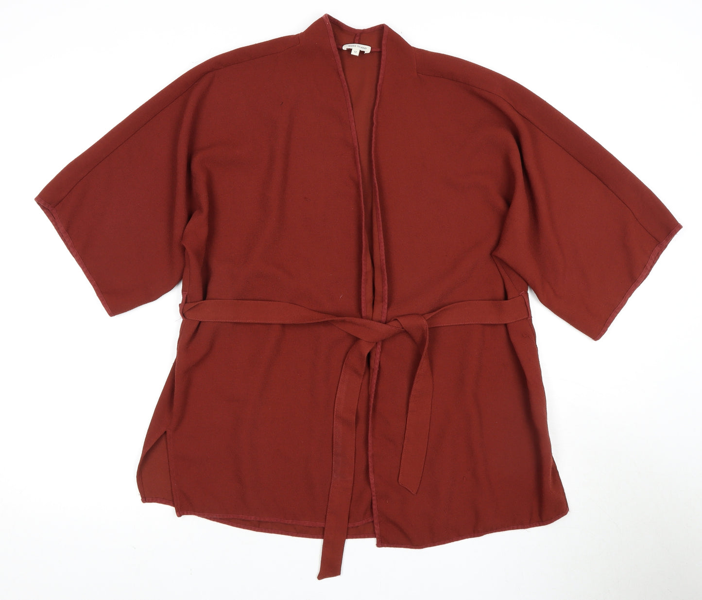 River Island Women’s Red Kimono Short Sleeve Top