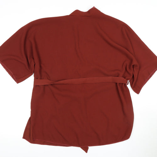 River Island Women’s Red Kimono Short Sleeve Top