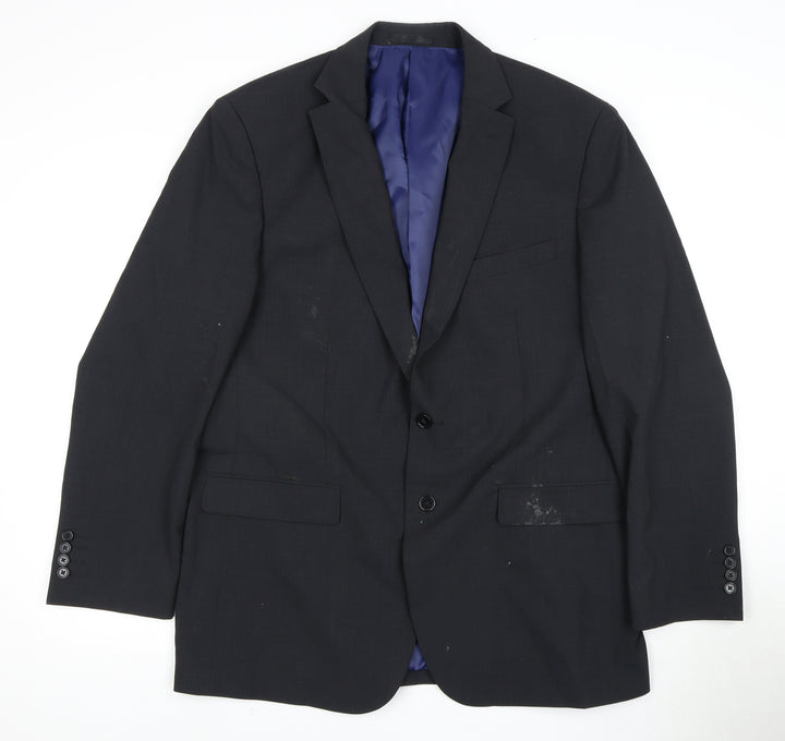 Greenwoods Men Black Blazer Regular Fit 44