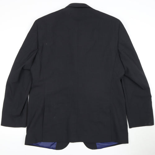 Greenwoods Men Black Blazer Regular Fit 44