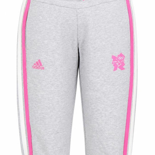 Adidas Girls Grey Athletic Shorts 7-8 Years