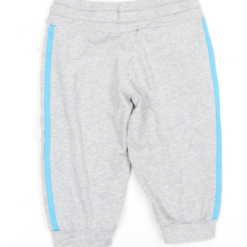 Adidas Girls Grey Athletic Shorts 7-8 Years